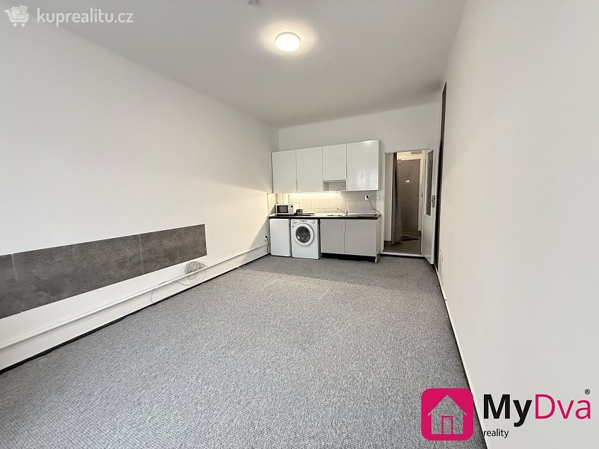 Pronájem bytu 1+kk 30 m^2 Plzeňská, Praha 