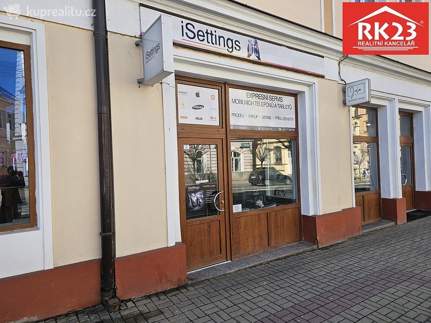 Pronájem  obchodních prostor 15 m^2 Chebská 257, Mariánské Lázně 