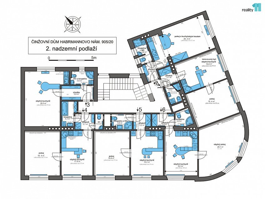 Prodej  činžovního domu 1343 m^2 Habrmannovo náměstí, Plzeň 