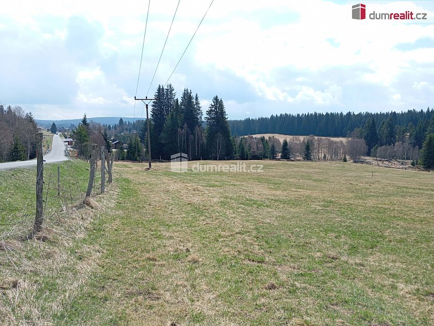 Prodej  louky 1321 m^2 Horská Kvilda, Horská Kvilda 