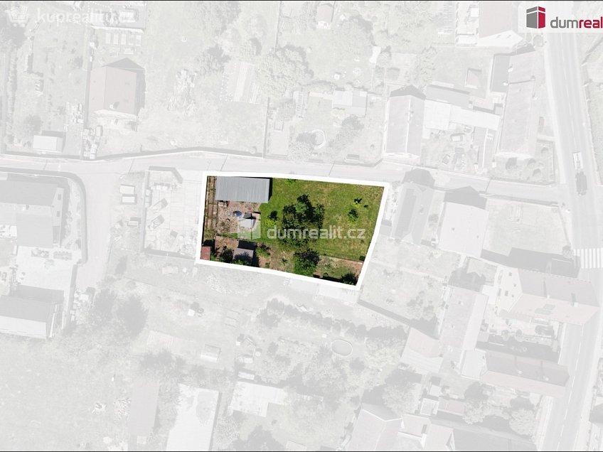 Prodej  stavebního pozemku 1059 m^2 Přestanov, Přestanov 