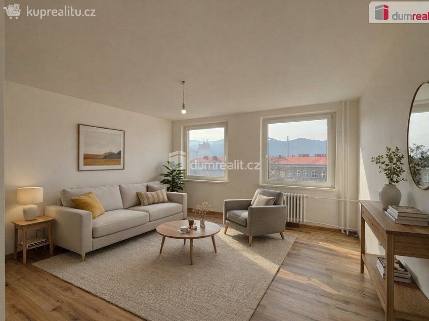 Pronájem bytu 2+kk 48 m^2 Keplerova, Ústí nad Labem 