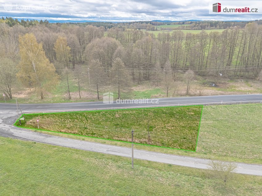 Prodej  stavebního pozemku 1031 m^2 Horní Vojtanov, Vojtanov 