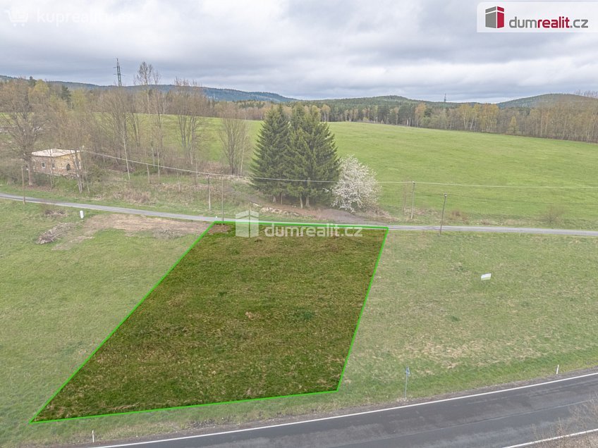Prodej  stavebního pozemku 1053 m^2 Horní Vojtanov, Vojtanov 