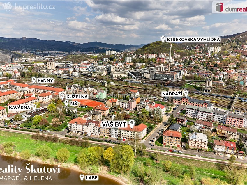 Prodej bytu 2+1 52 m^2 Střekovské nábřeží, Ústí nad Labem 