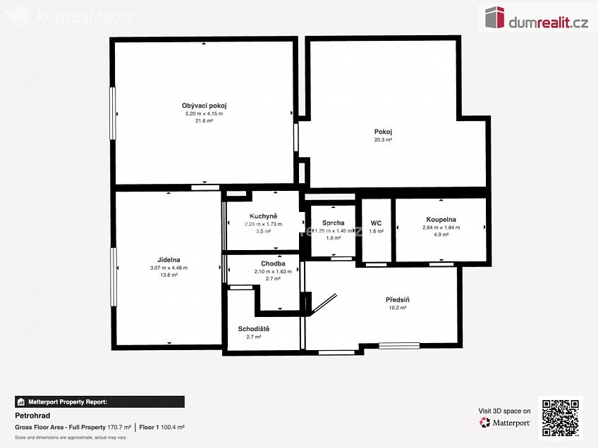 Prodej  rodinného domu 170 m^2 Petrohrad, Petrohrad 
