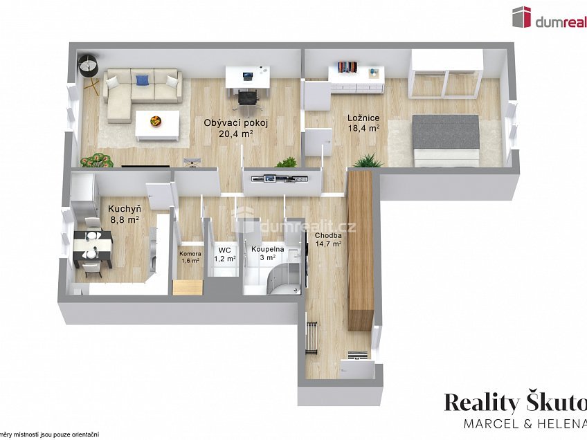 Prodej bytu 2+1 71 m^2 Tomáše ze Štítného, Ústí nad Labem 