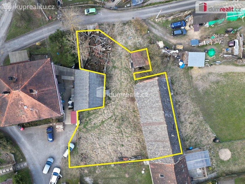 Prodej  stavebního pozemku 837 m^2 Bernartice, Bernartice 