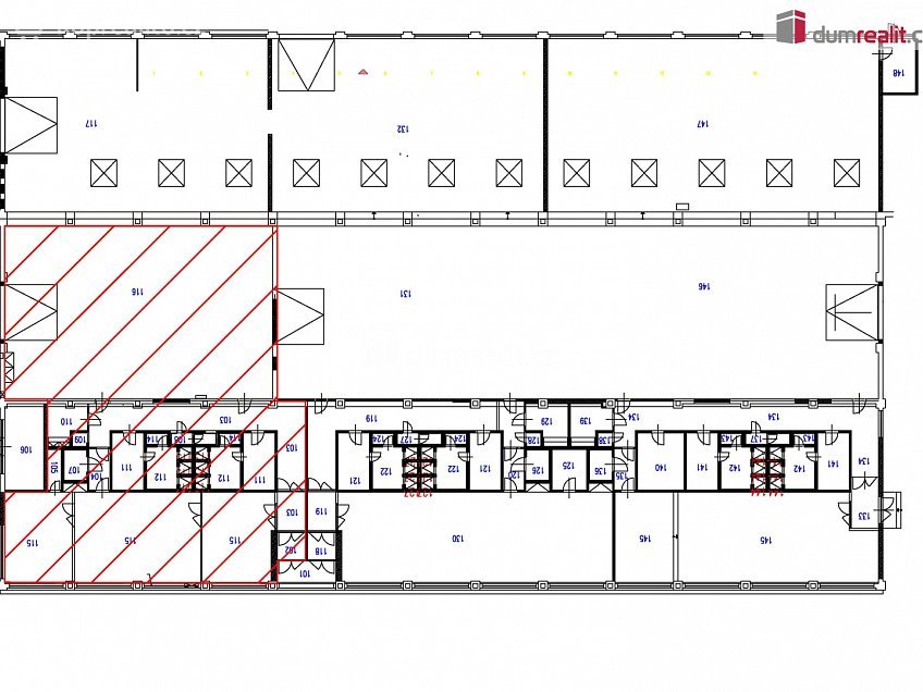 Pronájem  výrobních prostor 1100 m^2 Tovární, Holešov 