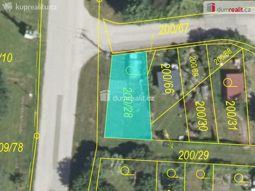 Prodej  zahrady 118 m^2 Frymburk, Frymburk 