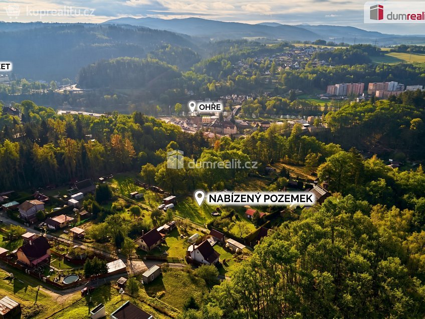 Prodej  stavebního pozemku 1197 m^2 Loket, Loket 