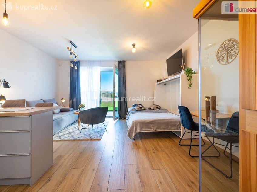 Prodej bytu 1+kk 47 m^2 Frymburk, Frymburk 