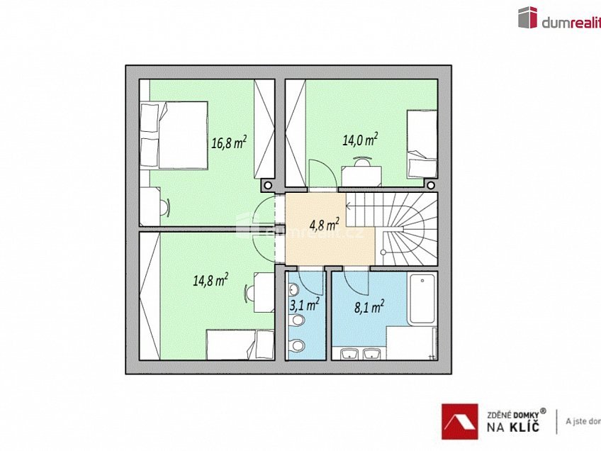 Prodej  domu na klíč 125 m^2 Mlýnská, Luhačovice 