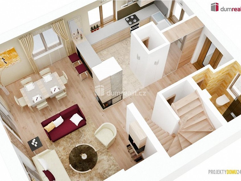 Prodej  domu na klíč 121 m^2 Pampelišková, Zlín 