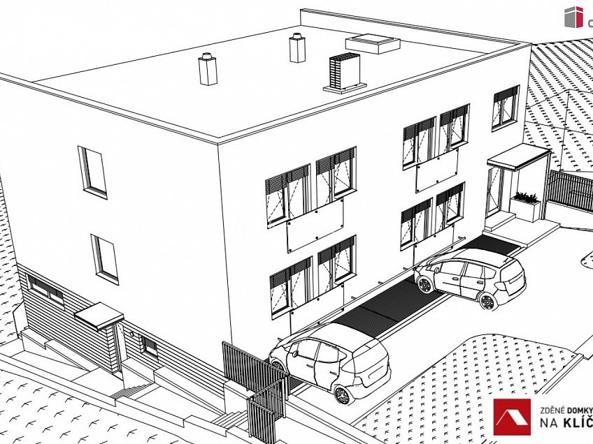 Prodej  domu na klíč 118 m^2 Nivy II, Zlín 