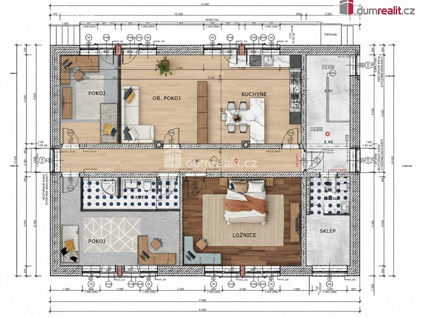 Prodej  domu na klíč 118 m^2 Nivy II, Zlín 