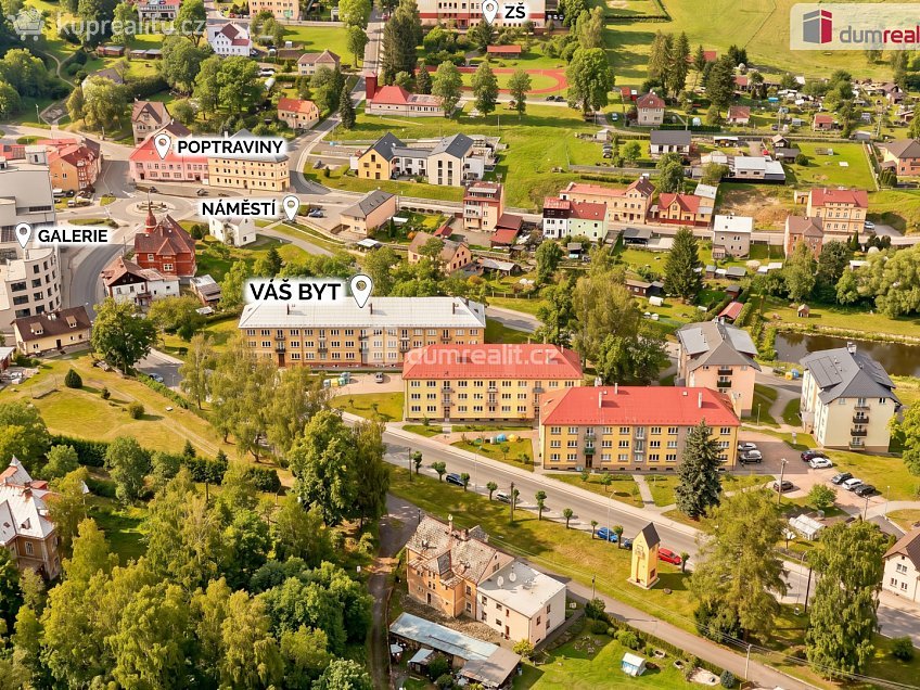 Prodej bytu 4+1 79 m^2 5. května, Plesná 