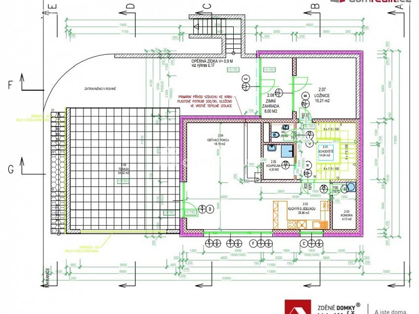Prodej  domu na klíč 150 m^2 Pampelišková, Zlín 