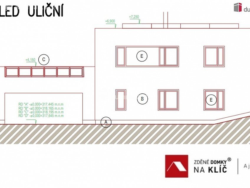 Prodej  domu na klíč 150 m^2 Pampelišková, Zlín 