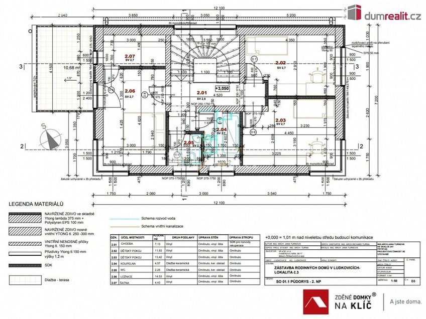 Prodej  domu na klíč 149 m^2 Ludkovice, Ludkovice 