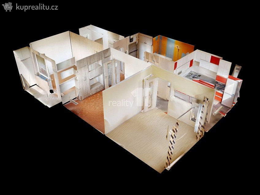 Pronájem bytu 3+1 64 m^2 Husova, Havlíčkův Brod 