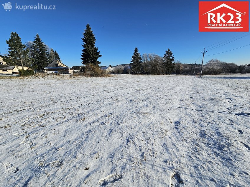 Prodej  stavebního pozemku 1793 m^2 Zádub-Závišín, Zádub-Závišín 
