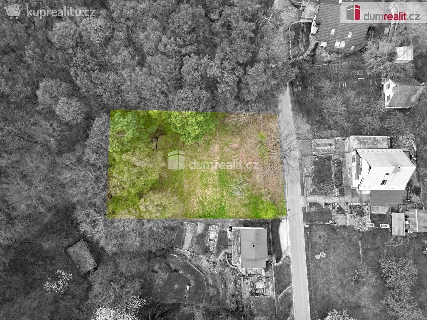 Prodej  stavebního pozemku 1153 m^2 Lužné, Luhačovice 