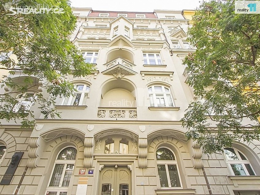 Pronájem bytu 3+kk 108 m^2 U Kanálky, Praha 2 
