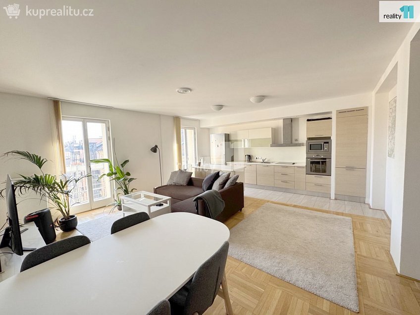 Pronájem bytu 3+kk 108 m^2 U Kanálky, Praha 2 