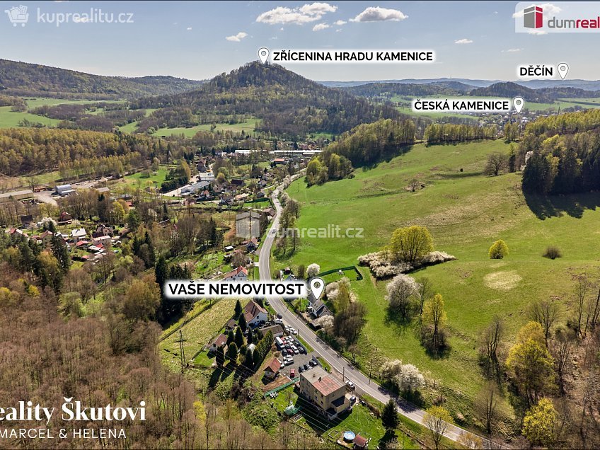 Prodej  rodinného domu 120 m^2 Bezručova, Česká Kamenice 