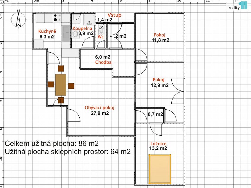 Prodej  rodinného domu 150 m^2 Tyršova, Kouřim 