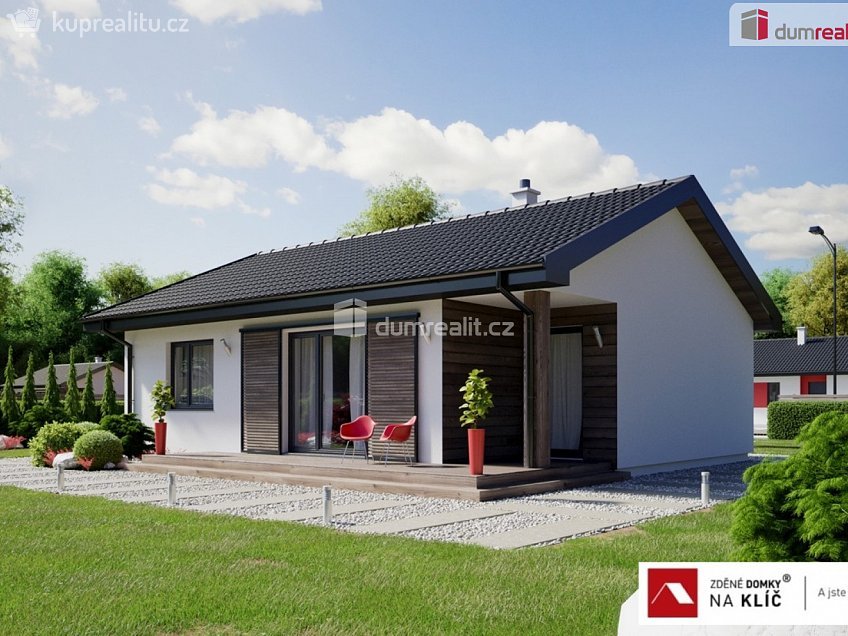 Prodej  domu na klíč 100 m^2 Hostišová, Hostišová 