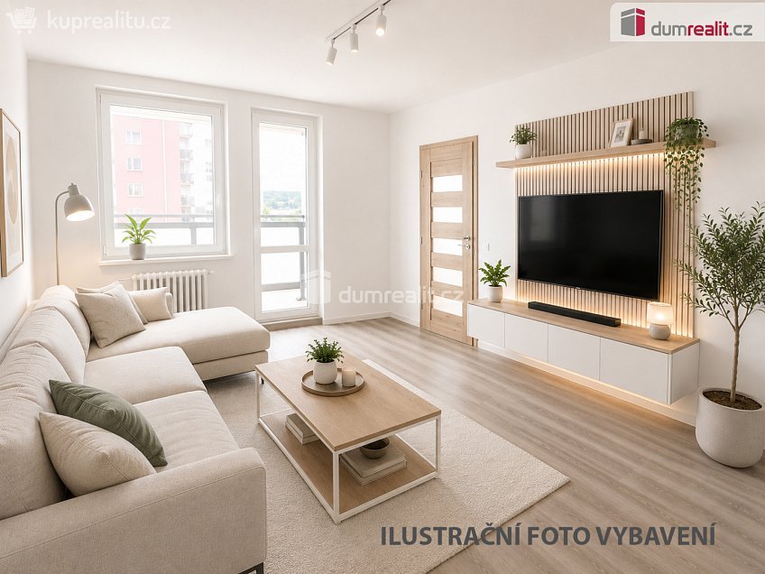 Pronájem bytu 2+1 49 m^2 Pejevové, Praha 12 