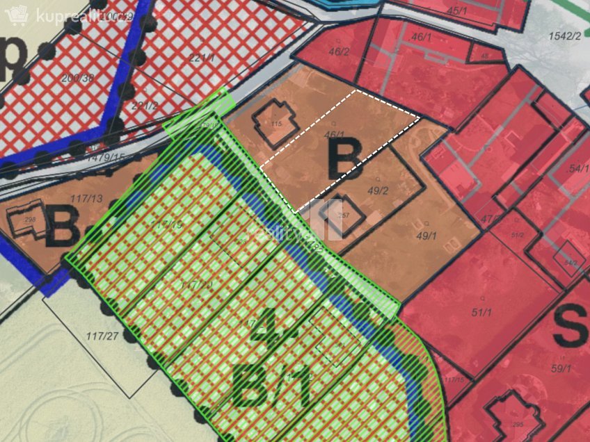 Prodej  stavebního pozemku 867 m^2 Smrčná, Smrčná 