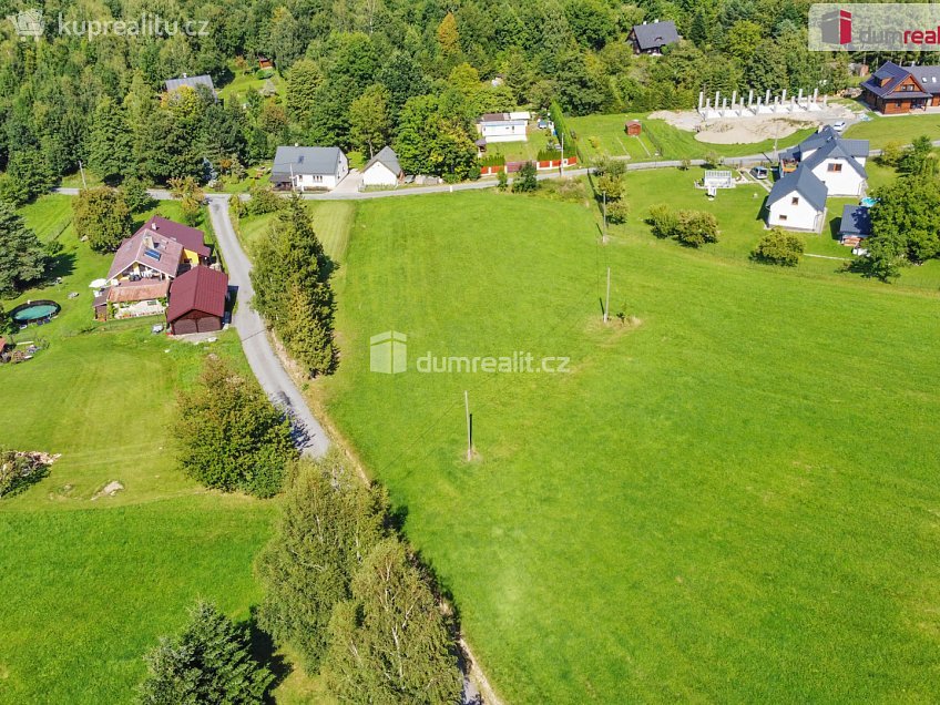 Prodej  stavebního pozemku 3406 m^2 Buzkovice, Frenštát pod Radhoštěm 