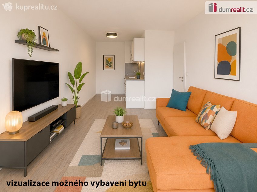 Pronájem bytu 2+kk 48 m^2 Nad lesním divadlem, Praha 4 