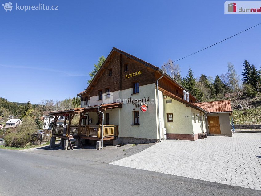 Prodej  ubytovacího zařízení 350 m^2 Nové Hamry, Nové Hamry 