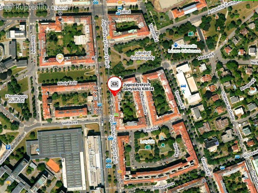 Prodej bytu 3+kk 64 m^2 Jugoslávských partyzánů, Praha 6 