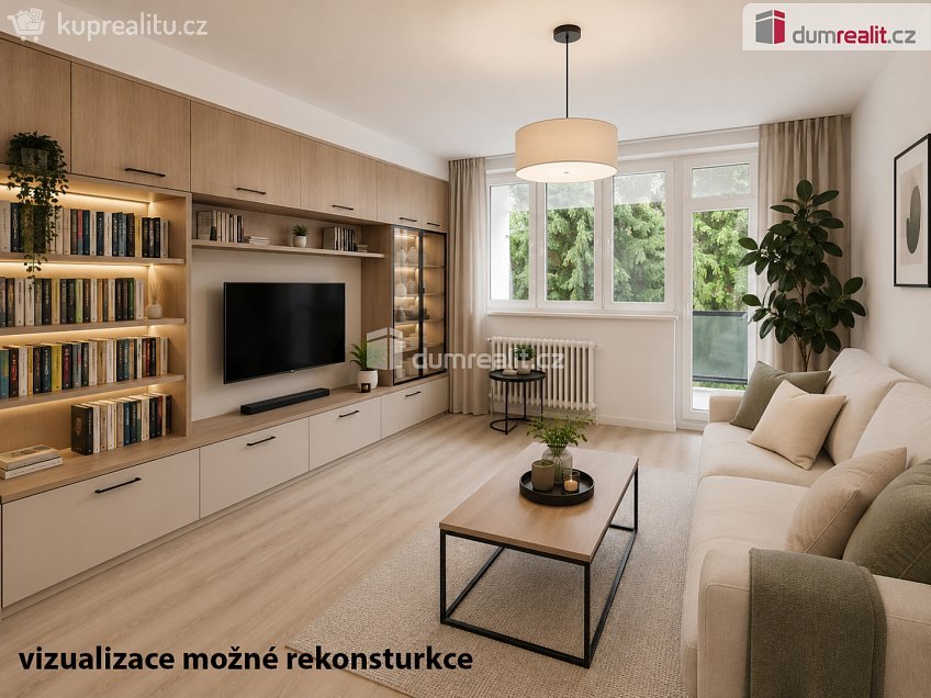 Prodej bytu 2+1 66 m^2 Hokejová, Praha 15 