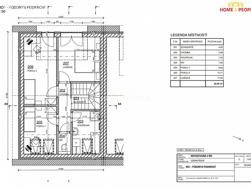 Prodej  rodinného domu 101 m^2 Pohořelice, Pohořelice 