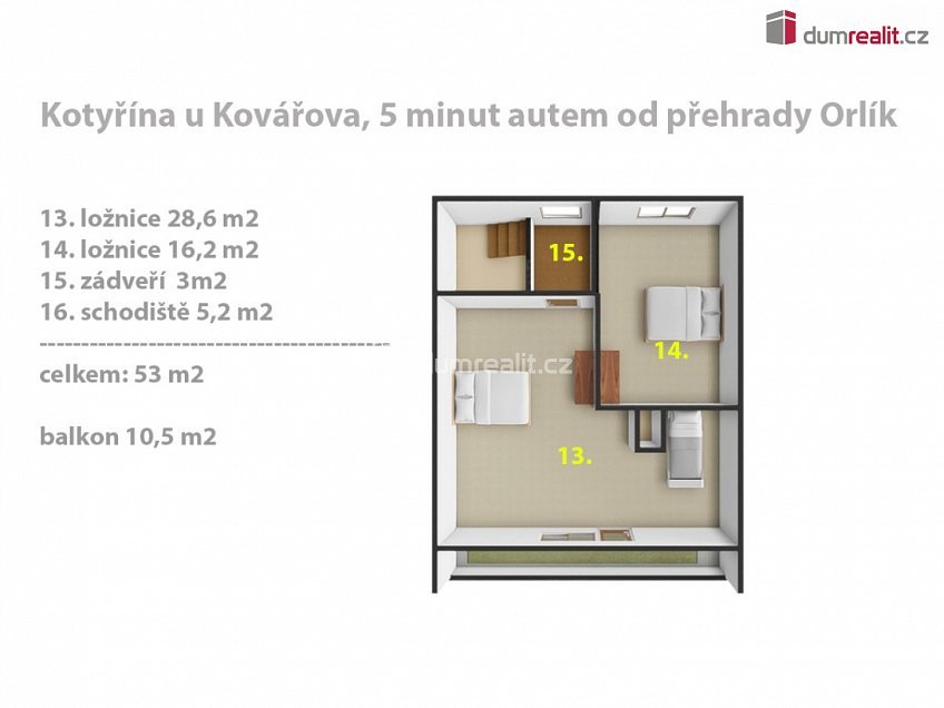 Prodej  chalupy 162 m^2 Kovářov, Kovářov 