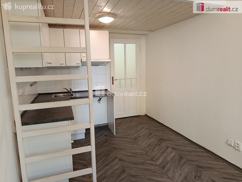 Pronájem bytu 1+kk 19 m^2 Na spojce, Praha 10 