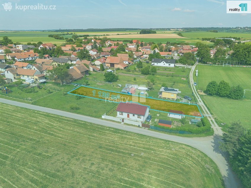 Pronájem  stavebního pozemku 1138 m^2 Jíkev, Jíkev 