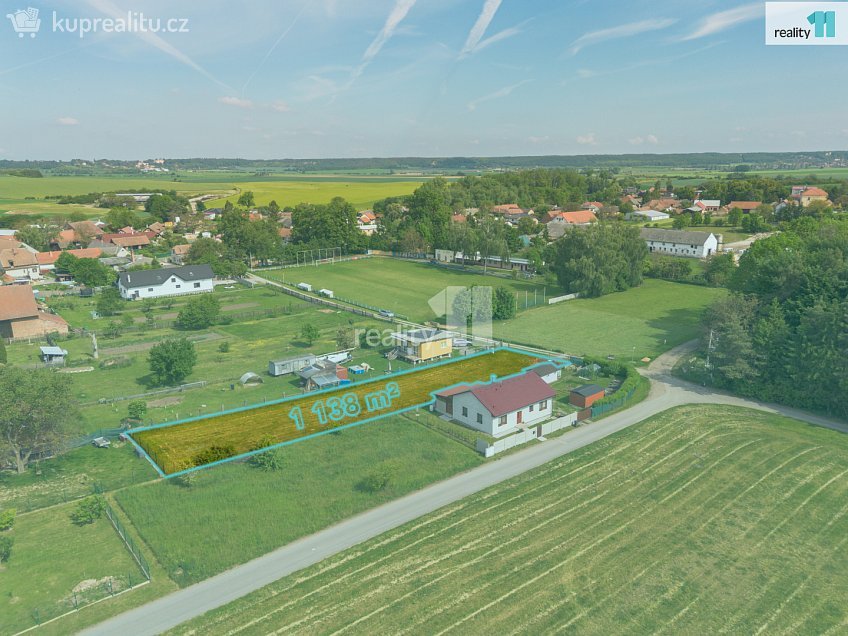 Pronájem  stavebního pozemku 1138 m^2 Jíkev, Jíkev 
