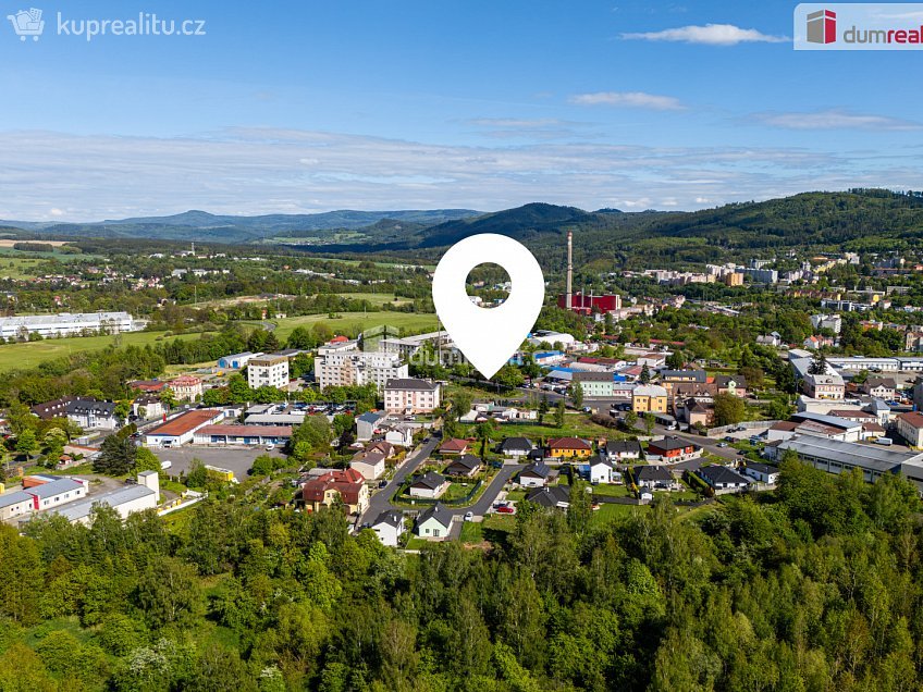 Prodej  stavebního pozemku 1547 m^2 Dubová, Karlovy Vary 