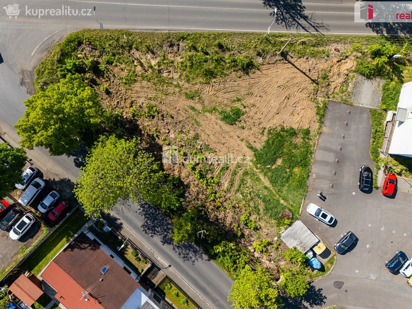 Prodej  stavebního pozemku 1547 m^2 Dubová, Karlovy Vary 