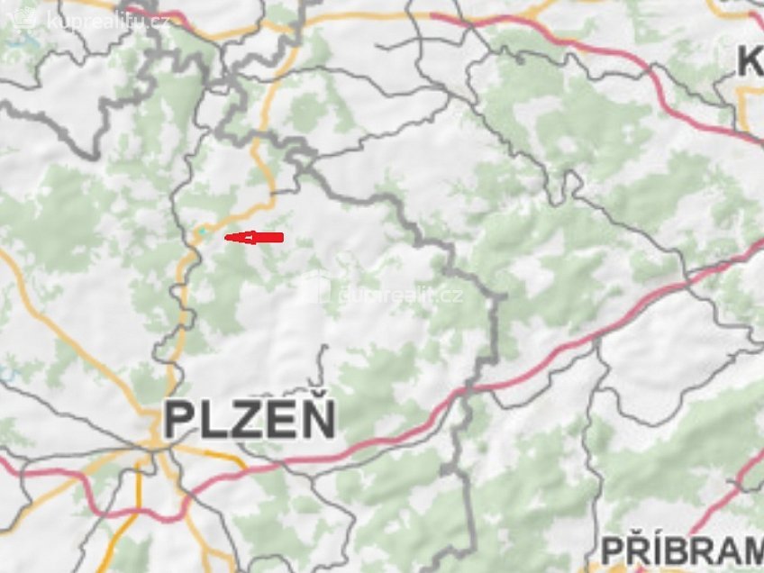 Prodej  lesa 3528 m^2 Plasy, Plasy 