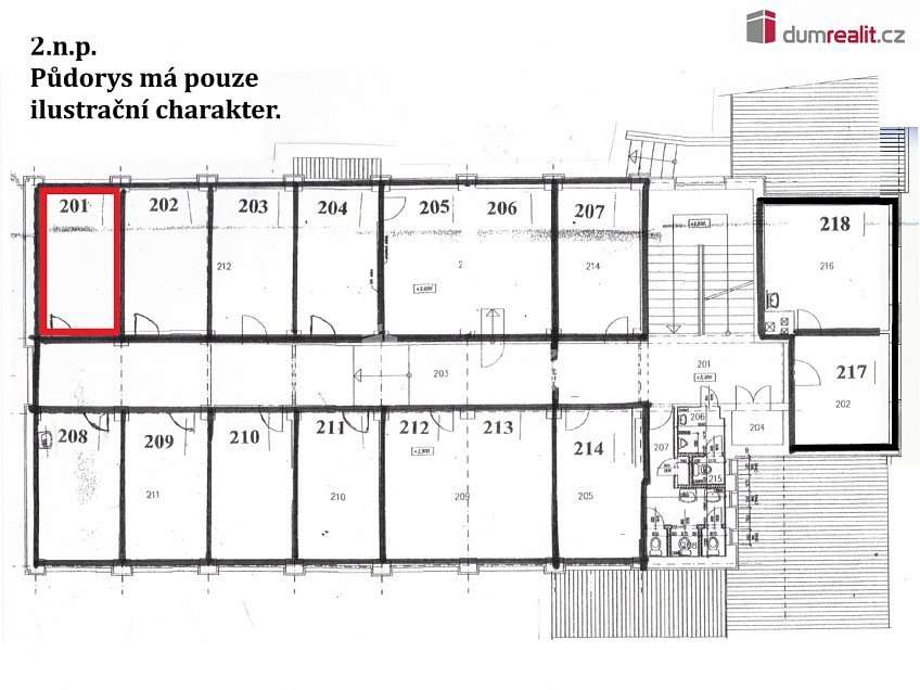 Pronájem  kanceláře 15 m^2 Na Zlaté stoce, České Budějovice 
