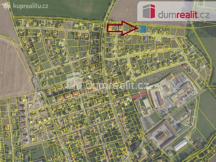 Prodej  stavebního pozemku 801 m^2 U Rybníka, Veleň 