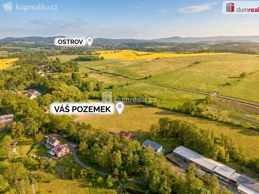 Prodej  stavebního pozemku 23921 m^2 Hroznětín, Hroznětín 